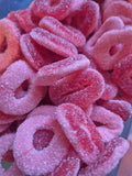 Anneaux fraise acide (100g)