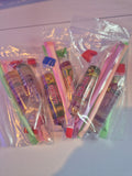 Sachet de 5 pailles et 2 roulettes